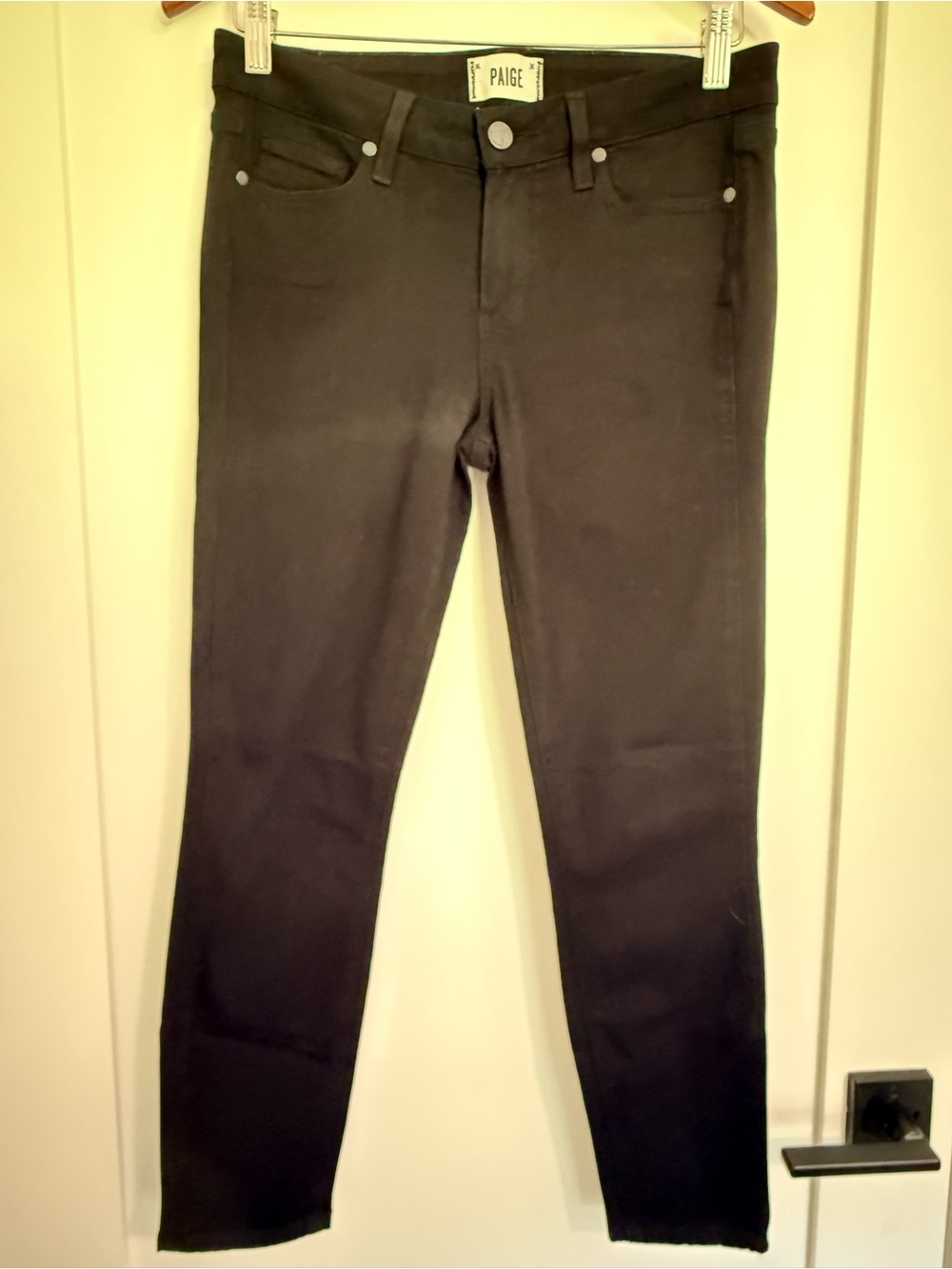 PAIGE Women’s Verdugo Crop Black Pants